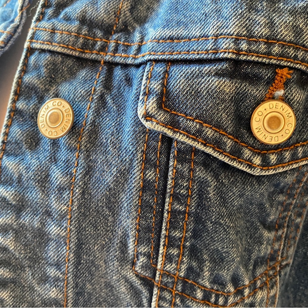 Denim Co ladies jean jacket USA 6 - Picture 2 of 4